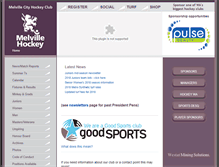Tablet Screenshot of melvillehockey.com